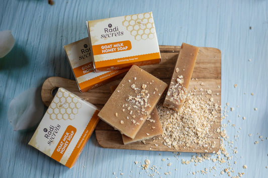 Goat milk Oats honey soap